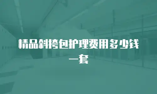 精品斜挎包护理费用多少钱一套