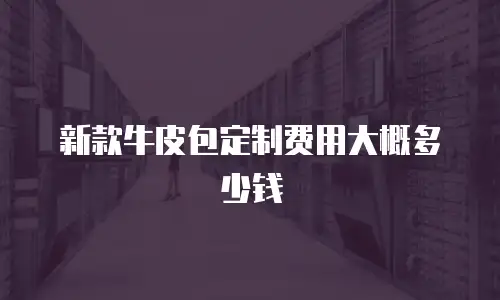 新款牛皮包定制费用大概多少钱