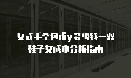 女式手拿包diy多少钱一双鞋子女成本分析指南