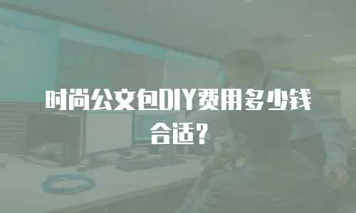 时尚公文包DIY费用多少钱合适？