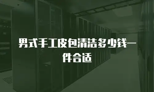 男式手工皮包清洁多少钱一件合适