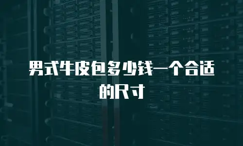 男式牛皮包多少钱一个合适的尺寸