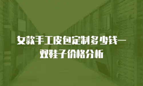 女款手工皮包定制多少钱一双鞋子价格分析