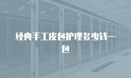 经典手工皮包护理多少钱一包