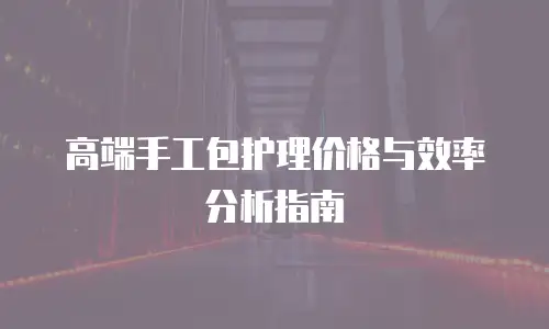 高端手工包护理价格与效率分析指南