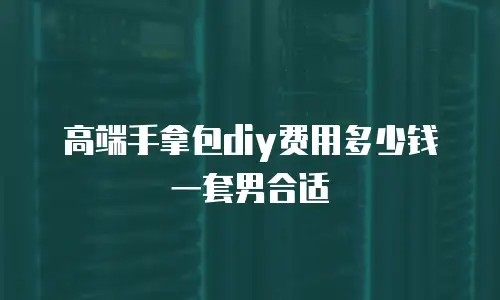 高端手拿包diy费用多少钱一套男合适