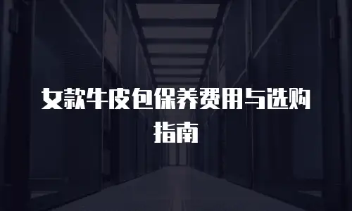 女款牛皮包保养费用与选购指南