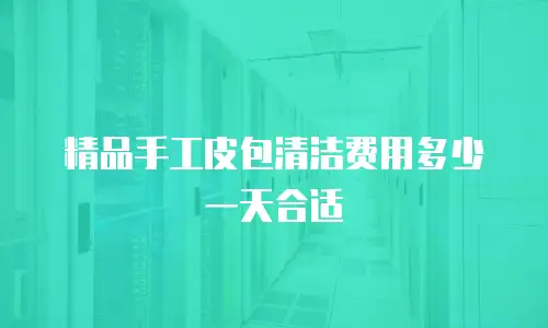 精品手工皮包清洁费用多少一天合适