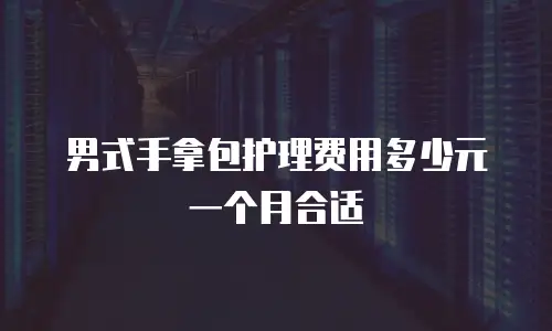 男式手拿包护理费用多少元一个月合适