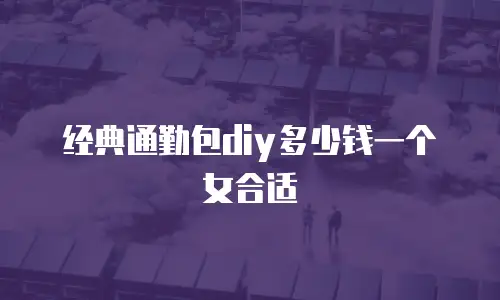经典通勤包diy多少钱一个女合适