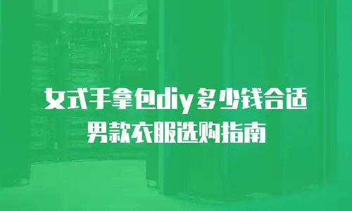 女式手拿包diy多少钱合适男款衣服选购指南