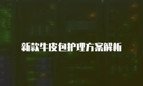 新款牛皮包护理方案解析