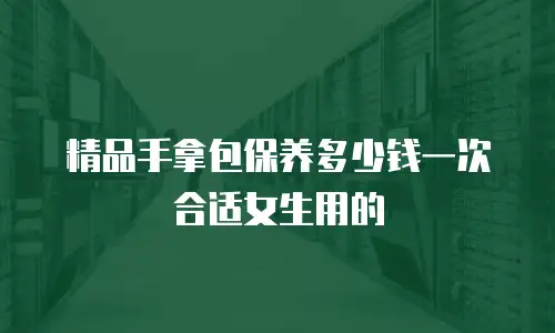 精品手拿包保养多少钱一次合适女生用的