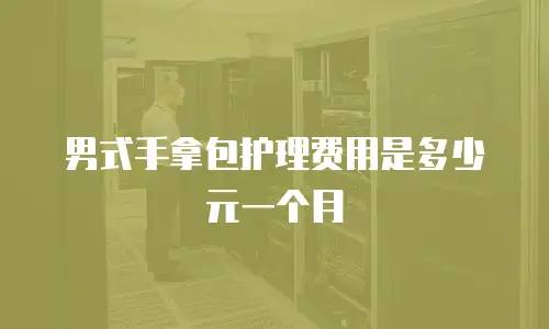 男式手拿包护理费用是多少元一个月