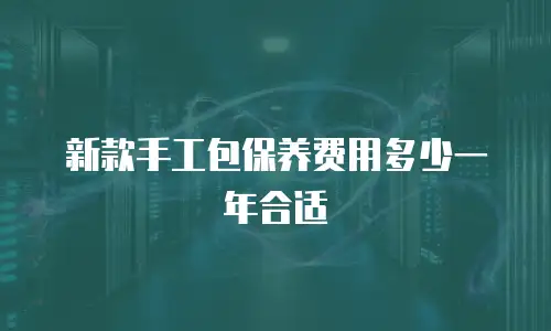 新款手工包保养费用多少一年合适