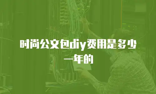 时尚公文包diy费用是多少一年的