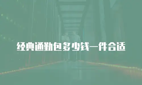 经典通勤包多少钱一件合适