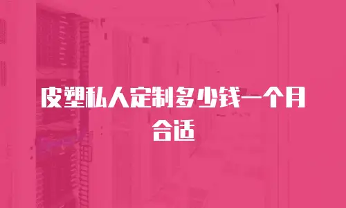 皮塑私人定制多少钱一个月合适