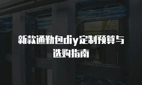 新款通勤包diy定制预算与选购指南