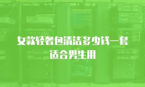 女款轻奢包清洁多少钱一套适合男生用