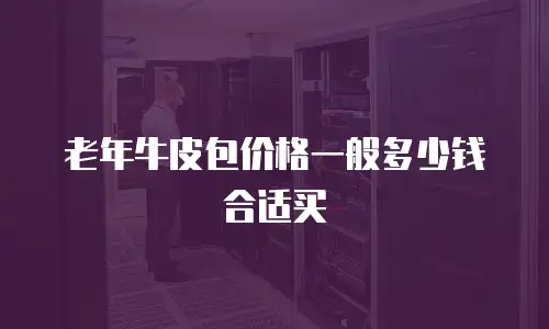 老年牛皮包价格一般多少钱合适买
