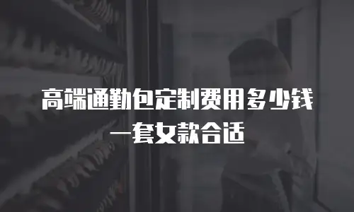 高端通勤包定制费用多少钱一套女款合适