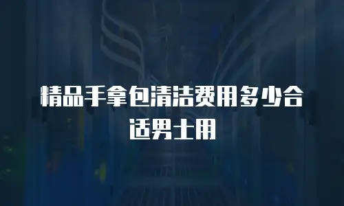 精品手拿包清洁费用多少合适男士用