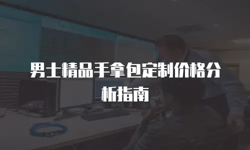 男士精品手拿包定制价格分析指南