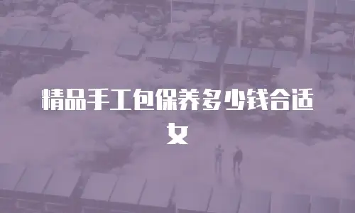 精品手工包保养多少钱合适女