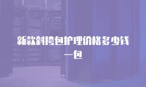新款斜挎包护理价格多少钱一包