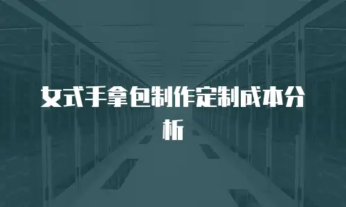 女式手拿包制作定制成本分析