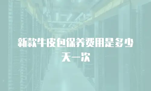 新款牛皮包保养费用是多少天一次