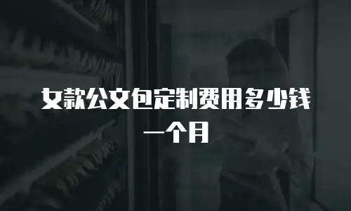 女款公文包定制费用多少钱一个月