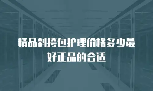 精品斜挎包护理价格多少最好正品的合适