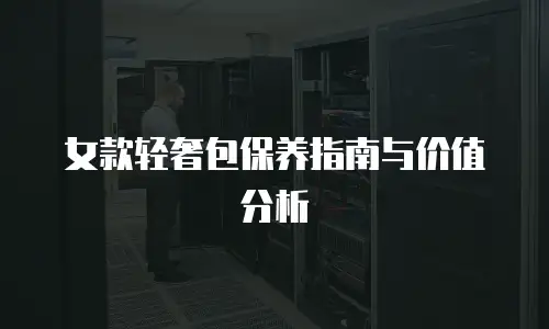 女款轻奢包保养指南与价值分析
