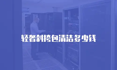 轻奢斜挎包清洁多少钱