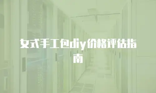 女式手工包diy价格评估指南