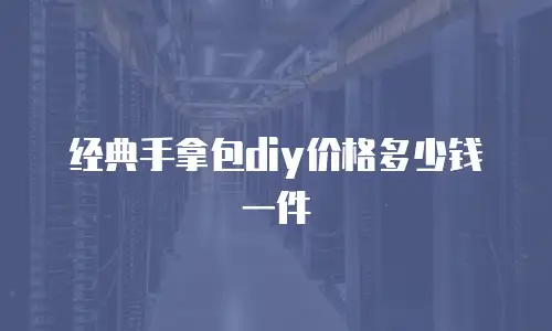 经典手拿包diy价格多少钱一件