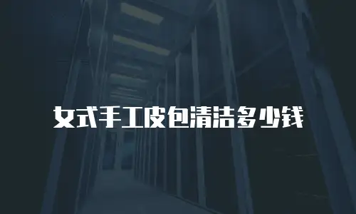 女式手工皮包清洁多少钱