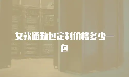 女款通勤包定制价格多少一包