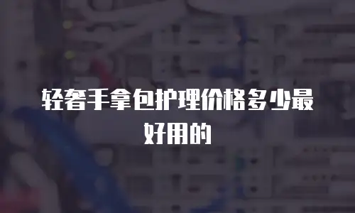 轻奢手拿包护理价格多少最好用的