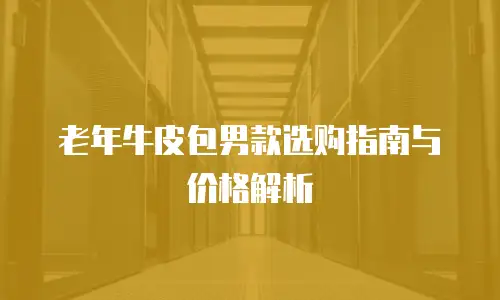 老年牛皮包男款选购指南与价格解析