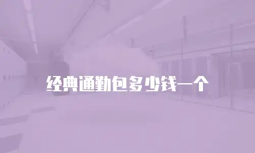 经典通勤包多少钱一个