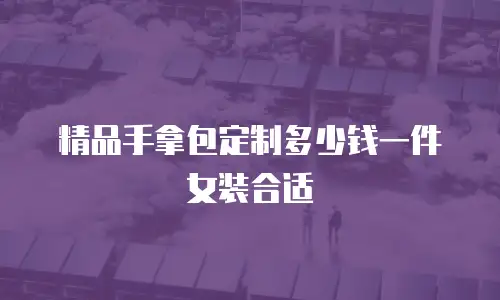 精品手拿包定制多少钱一件女装合适