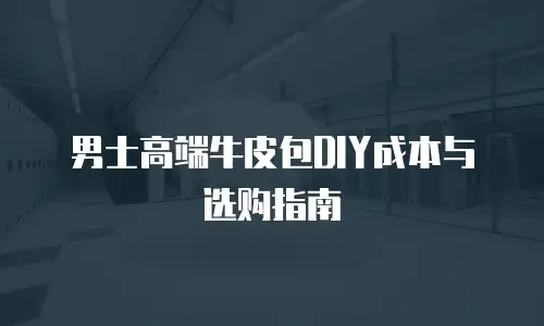 男士高端牛皮包DIY成本与选购指南