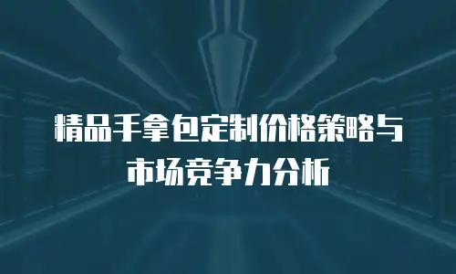 精品手拿包定制价格策略与市场竞争力分析