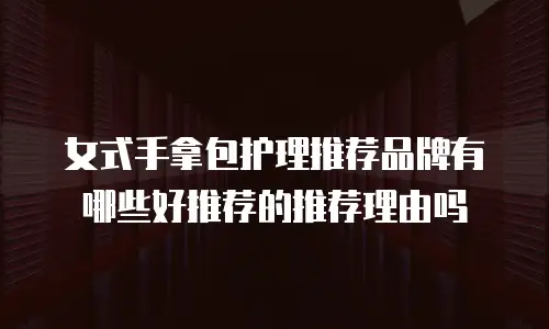 女式手拿包护理推荐品牌有哪些好推荐的推荐理由吗