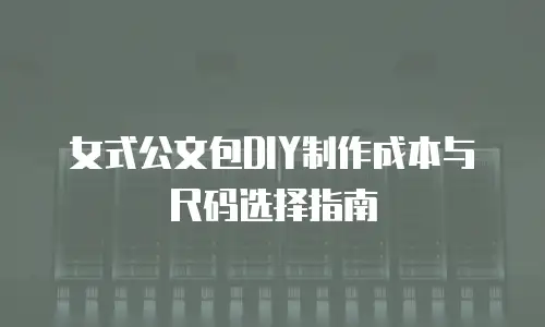 女式公文包DIY制作成本与尺码选择指南