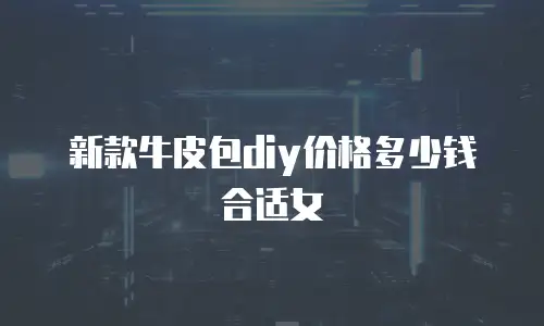 新款牛皮包diy价格多少钱合适女