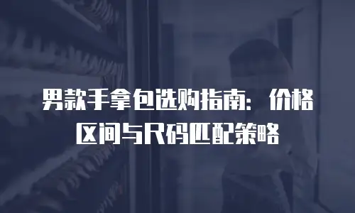 男款手拿包选购指南：价格区间与尺码匹配策略